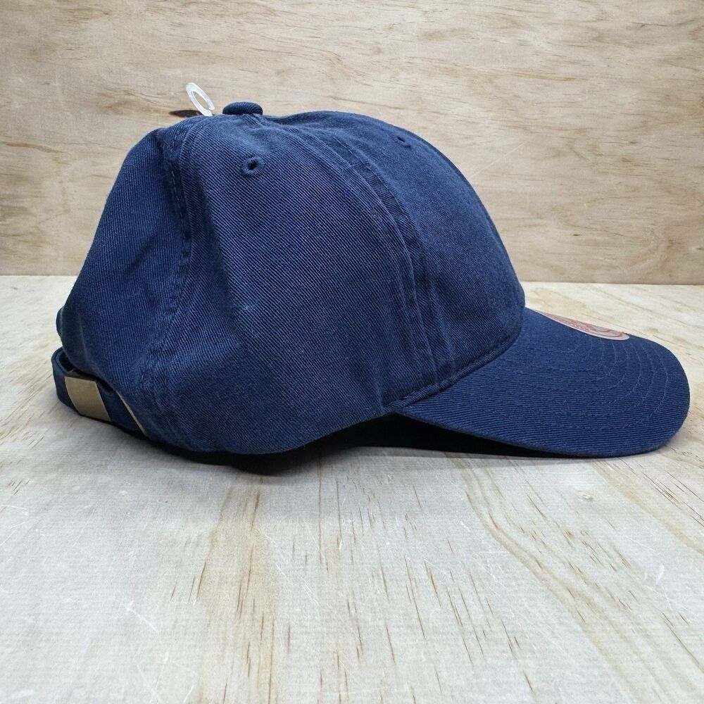 New Mitchell Ness Blank Basic Dad Hat Cap Navy Bl… - image 5